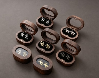 Boutons de manchette personnalisés pour garçons d'honneur, boutons de manchette personnalisés avec initiales pour hommes, cadeaux pour le témoin, proposition de garçon d'honneur