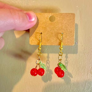 Cherry earrings