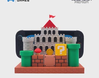 Voxel Realm Set: Magnetic Pixel Art Switch 2 Dock Accessories