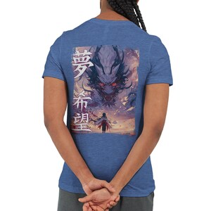 T-shirt graphique premium Anime |  T-shirt ras du cou unisexe | Streetwear urbain japonais