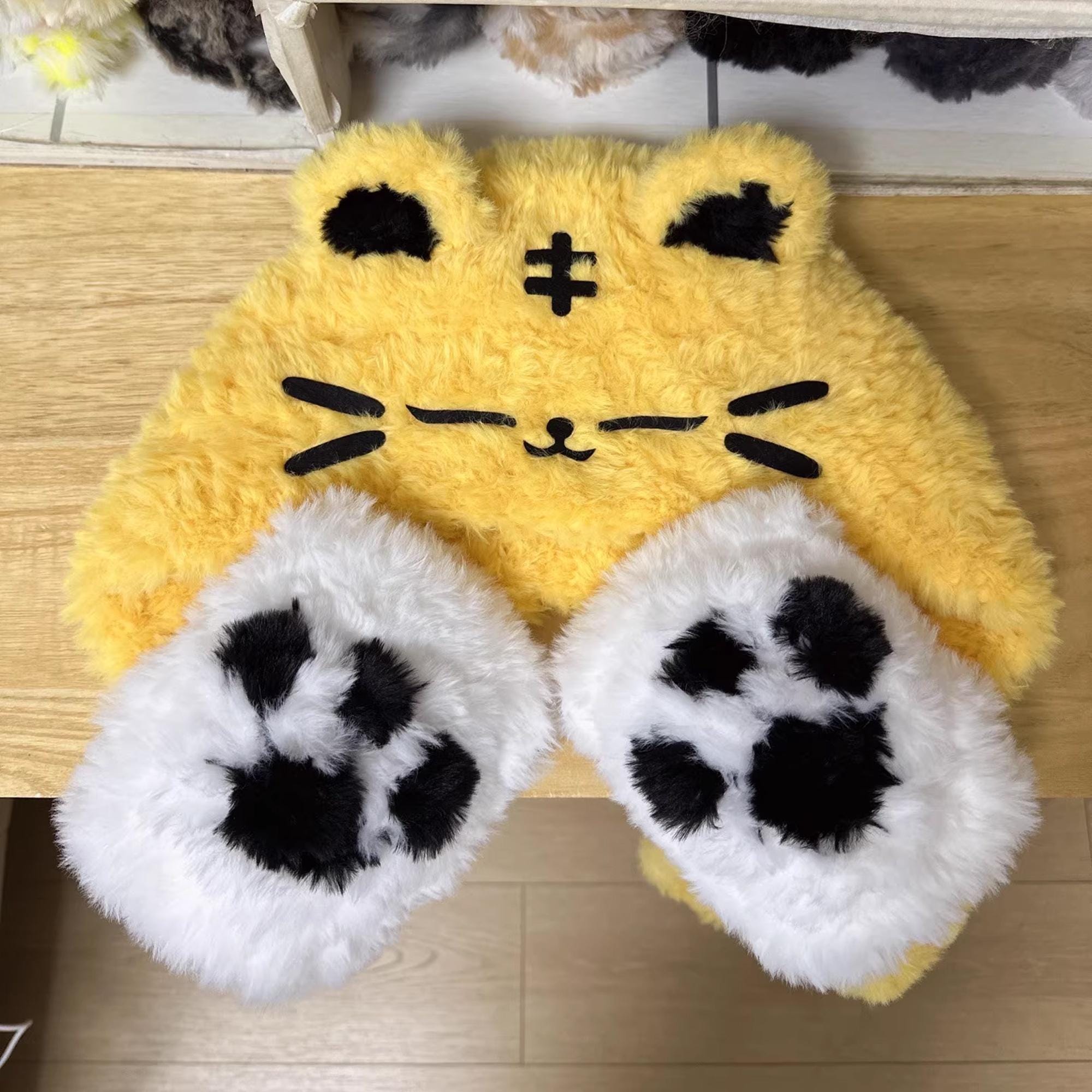 Cheveux Brand Tiger Hooded Scarf with Mittens Handmade in Nepal Wool Animal Fluffy Plush Warm Full Hoodie Hat/Animal Hat Cap With  main image 2