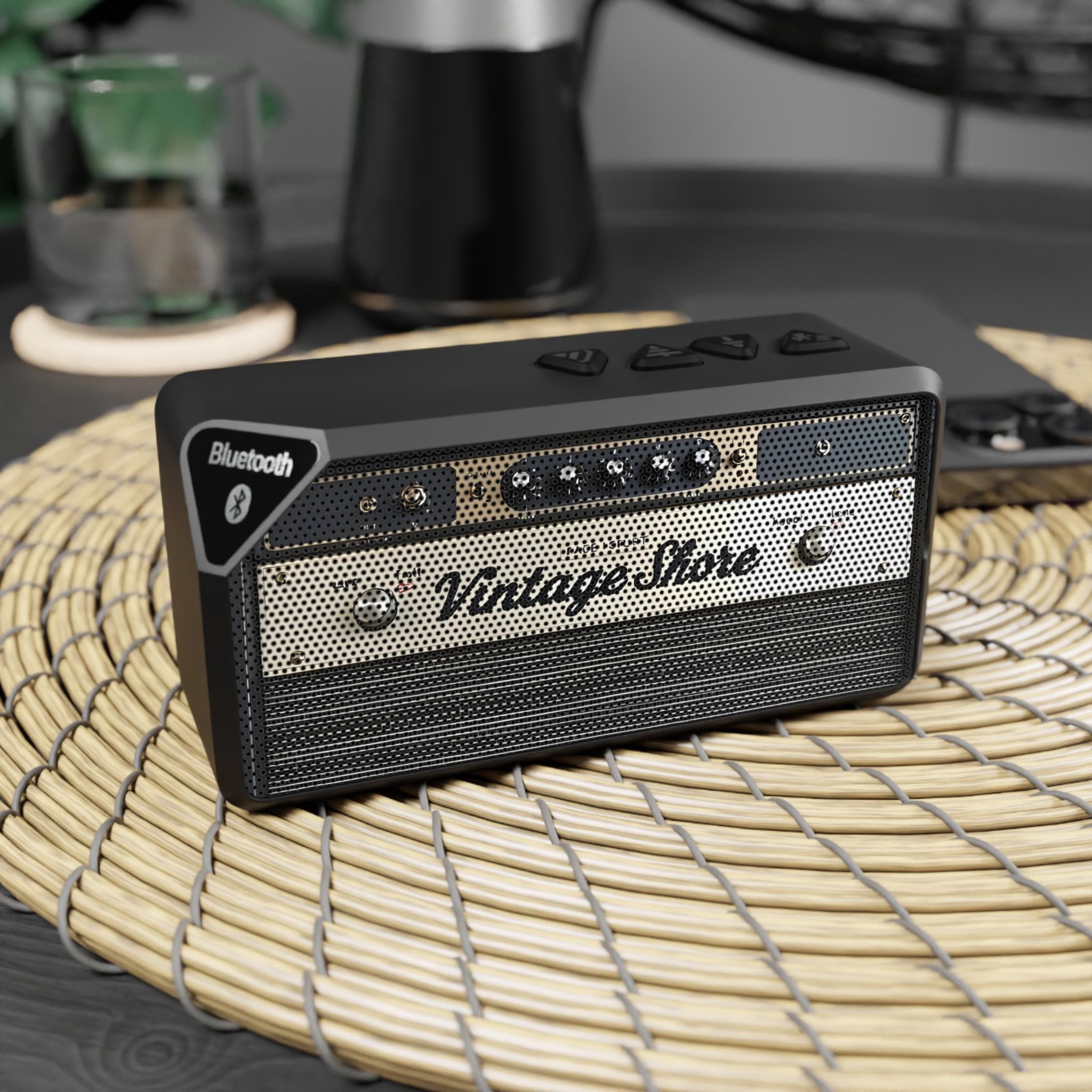 ビンテージBluetoothスピーカー、音楽愛好家のためのレトロスピーカー