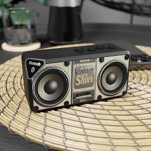 Vintage-Style Bluetooth Speaker: Portable Wireless Sound System