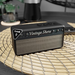 Vintage Bluetooth-luidspreker voor muziekliefhebbers, draagbaar draadloos audioapparaat, retro-muziekcadeau voor vrienden, feestluidspreker, buiten [...]