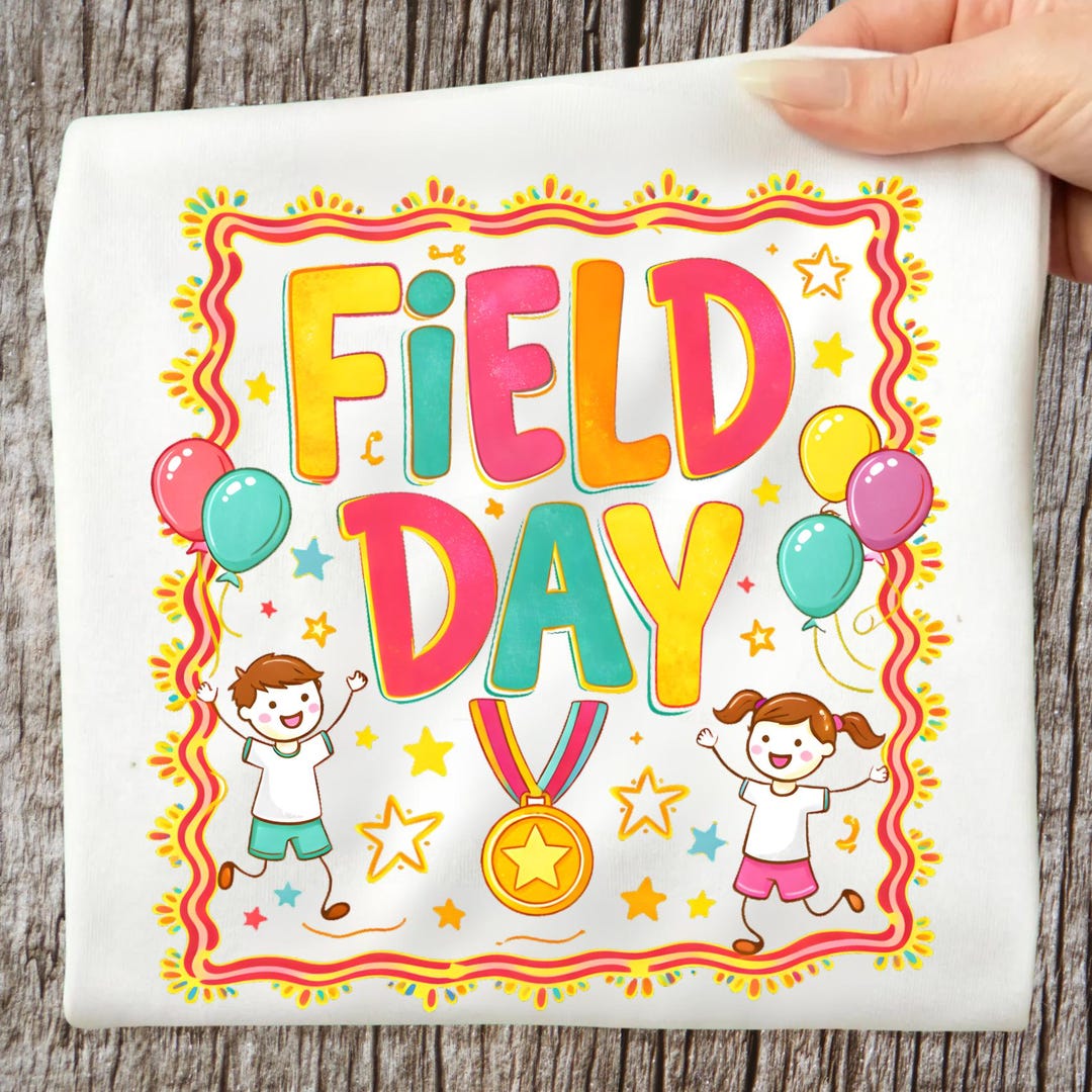 Field Day Neon PNG, Sublimation Design, Field Day 2026 School Games - Etsy