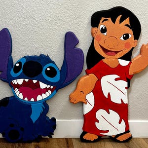 Lilo and Stitch foam figures, Party props bild 1