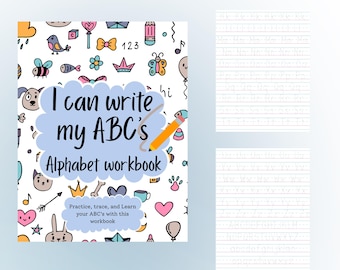 Alphabet Tracing booklet | ABC Writing Practice (Digital Download)
