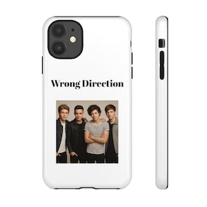 Phone Case with Wrong Direction Design, Trendy Cell Phone Cover, Gifts for Fans, Stylish Accessories, Pop Culture Phone Case