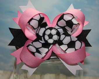 Team Color Soccer Bow