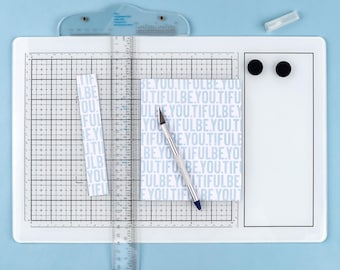 Magnetic Glass Craft Mat: Heat Resistant Stamping Mixed Media Mat (15.75x10.24 inch)