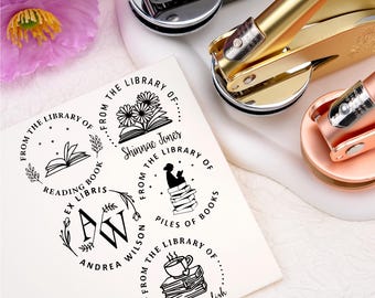 Custom Book Embosser: Personalized Library Stamp - Ex Libris