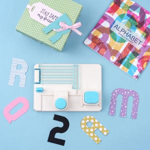 Mini Alphabet Punch Board To Create 1.5" x 2.5" Letters, Numbers and Punctuation Marks