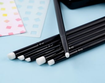 6pcs Detailed Blending Brushes for Stencils, Card Making, Scrapbooking Ink Tools