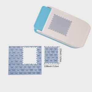 May include: A white and blue butterfly-themed puzzle with a matching puzzle piece. The puzzle piece measures 2.08 inches by 2.5 inches. The puzzle is light blue with a butterfly pattern.