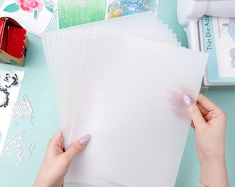 60pcs White Smooth Vellum Sheets --135gsm(40lb)/115gsm(36lb)/93gsm(29lb)