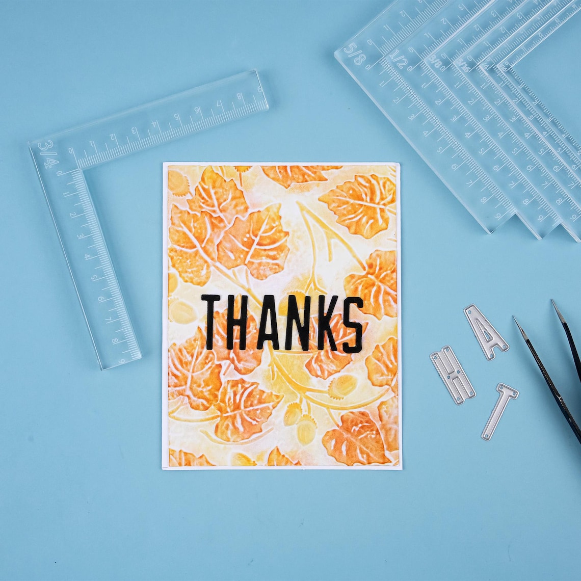 Acrylic L-square Ruler Set: Card Positioning & Layering Tools - Etsy