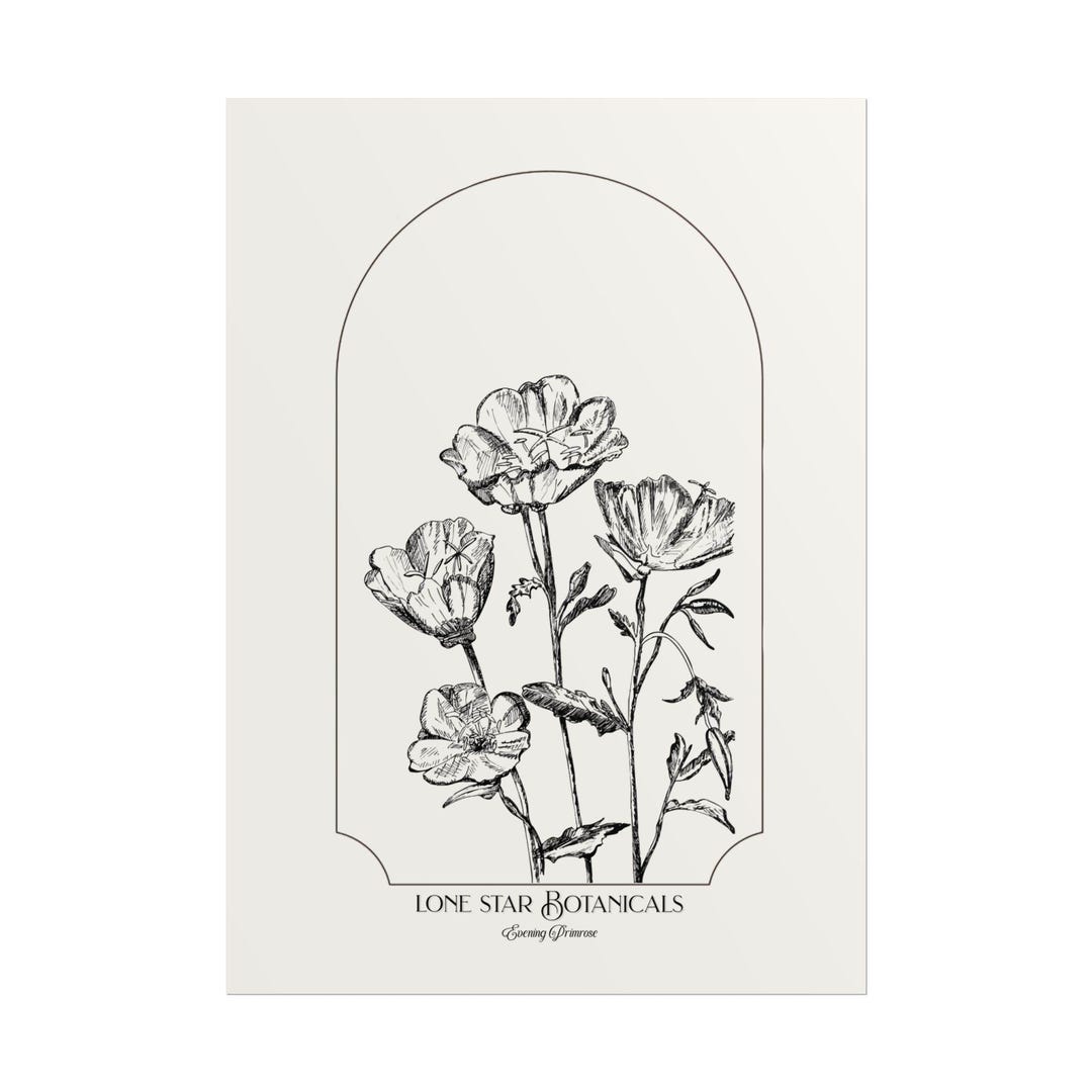 Hand Drawn Floral Line Art Print Minimalist Flower Wall Art Modern Boho ...