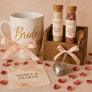 Vanilla bean infused sugar-Gourmet Coffee and tea Sweetener--Rustic wedding favor or gift-Honey & Hearth