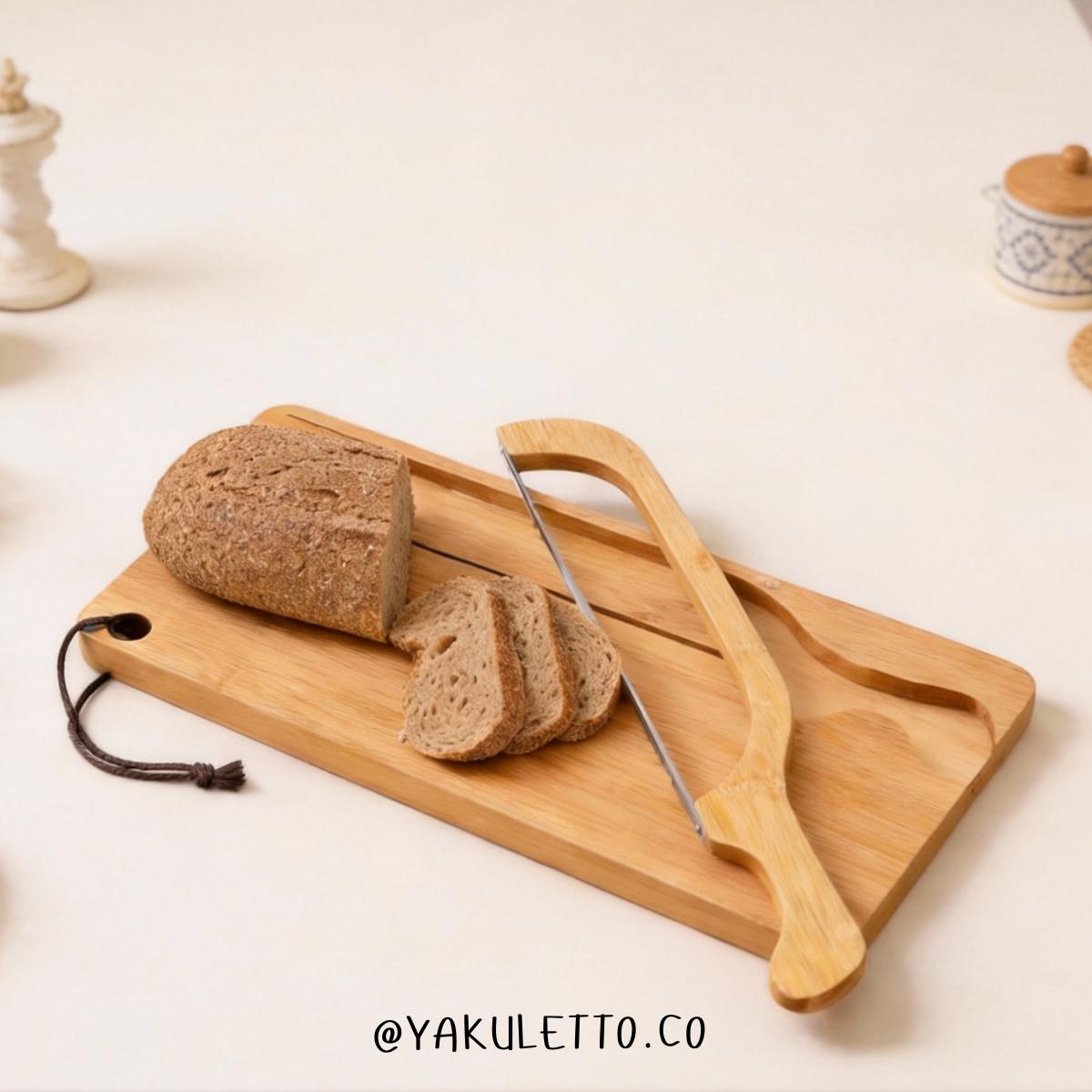 アンティーク　ブレッドボードとサンドイッチナイフのセット Bread Knife Cutting Board Set - Etsy