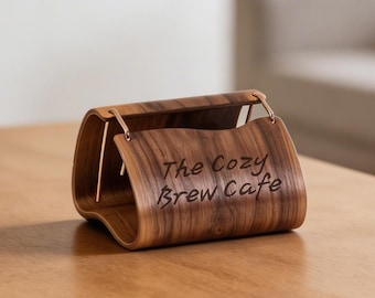 名入れ刻印入り木製ティッシュボックスホルダー｜ウォールナット製ティッシュボックスカバー｜クラシックな手作りティッシュホルダー｜ホームオフィスホテル装飾ギフト