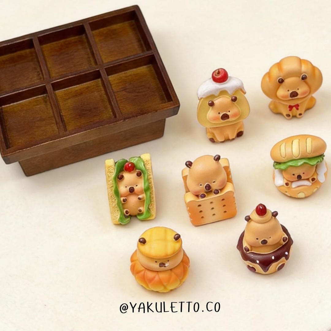 Dollhouse Capybara Stall Set | Resin Capybara Figures | Cute Desk Decor ...