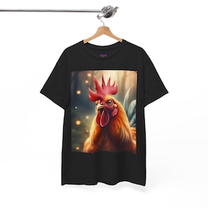 Funny Chicken Graphic Tee: Quirky Farm Animal T-Shirt
