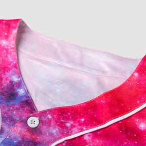 Camiseta de béisbol a rayas de la película Super Mario Galaxy, conjunto familiar a juego de Mario Bros, camisetas de equipos de Universal Studios imagen 4