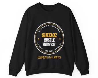Sweatshirt oder Hoodie mit Herbstmotiv für Nebenjobber, Geschenkidee für Sparfüchse im Herbst, kuscheliger Unisex-Rundhalsausschnitt, lustiger Herbstpullover