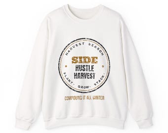 Sweatshirt oder Hoodie mit Herbstmotiv für Nebenjobber, Geschenkidee für Sparfüchse im Herbst, kuscheliger Unisex-Rundhalsausschnitt, lustiger Herbstpullover