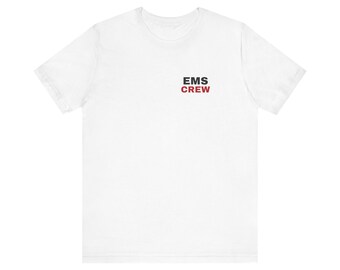 EMS / Basic Life Support, Advanced Snack Support. Tee | Funny EMS Shirt | EMS Gift (White & Heather)