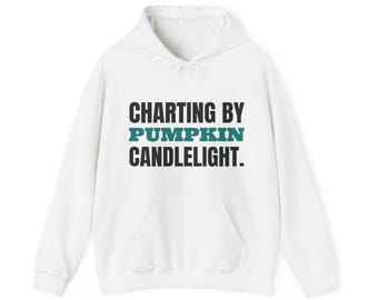 Sweatshirt oder Hoodie mit Kürbis-Kerzenlichtmotiv, Herbstgeschenk für Krankenschwestern, kuscheliger Unisex-Rundhalsausschnitt, lustiger Herbstpullover