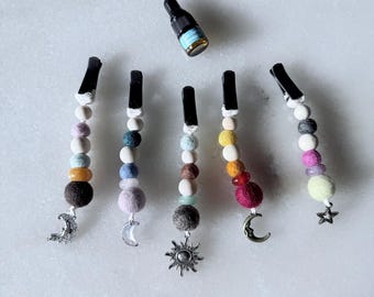 Essential Oil Car Diffuser Vent Clip: Gemstone Aromatherapy, Natural Air Freshener, Car Accessories