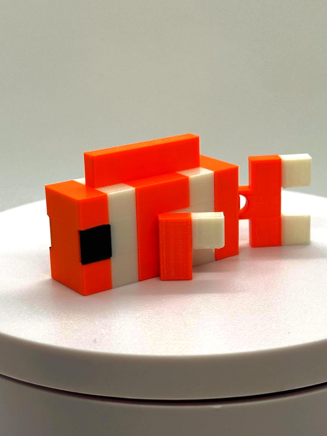 Minecraft Fish Toy | Pixelated Gaming Desk Decor - Etsy