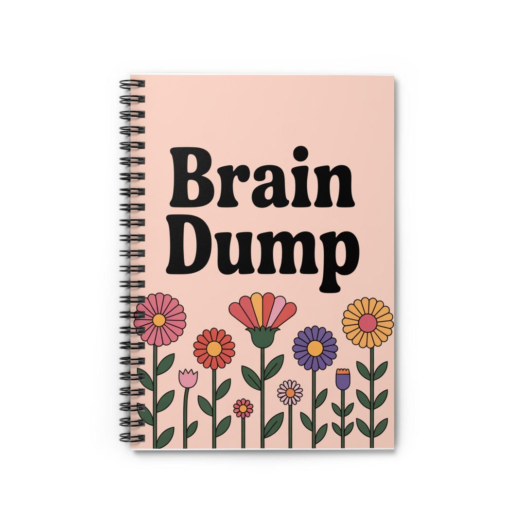 Brain Dump Spiral Notebook: Ruled Line Journal, Organization Tool - Etsy