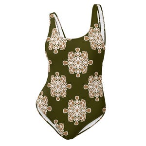 One-Piece Swimsuit - Quilted Puakenikeni