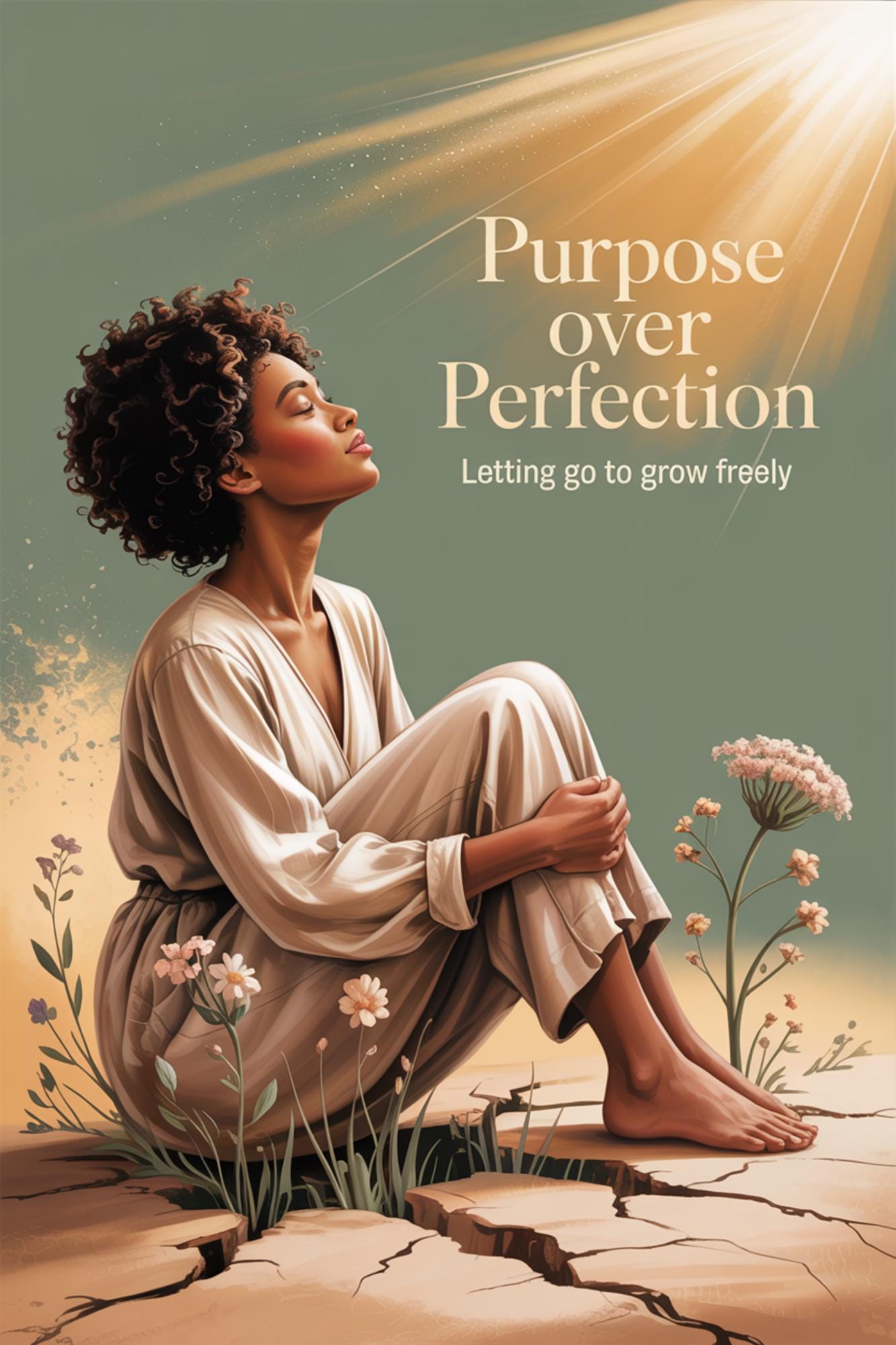 Purpose Over Perfection Journal Letting Go to Grow Freely Self-Growth & Mindset Journal for Women