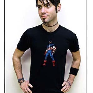 Captain America Vintage T-Shirt – Classic Marvel Superhero Retro Tee