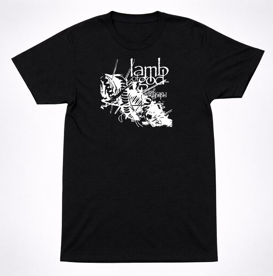Lamb of God New American Gospel T-shirt – Metal Hardcore Band Tee
