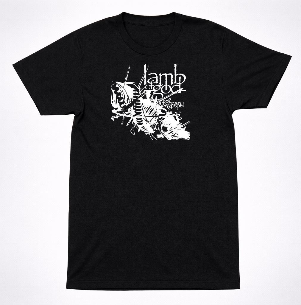 Lamb of God New American Gospel T-shirt – Metal Hardcore Band Tee
