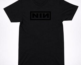 Nine Inch Nails Grey Logo M, L, XL, 2XL Black T-shirt - Etsy