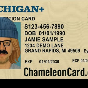 ChameleonCard Disguise Overlay Pack – 15 Funny ID Alter Ego Cards & Sticker Sheets