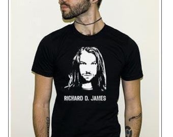 Aphex Twin Richard D. James Face T-Shirt – Electronic Dance Music DJ Tee