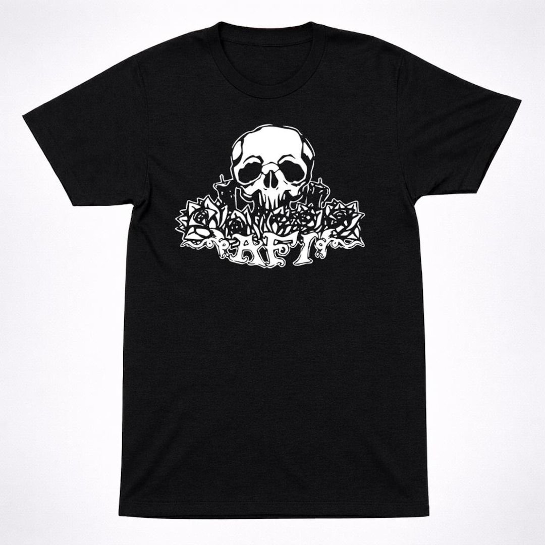 AFI Skull Davey Havok Punk Goth Emo Concert T-shirt - Etsy