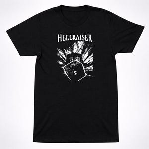Hellraiser Cube Pinhead Horror Classic Movie BW Shirt