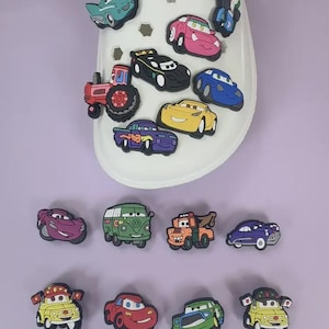 Racing Athlete Collection Set, Cute PVC Hanging Ornaments for Sandals, Shoe Charms, Croc Charms, Gifts, Gift For Her Him Super Cute