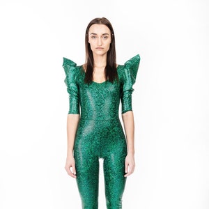 Green Catsuit, Poison Ivy Costume, LENA QUIST