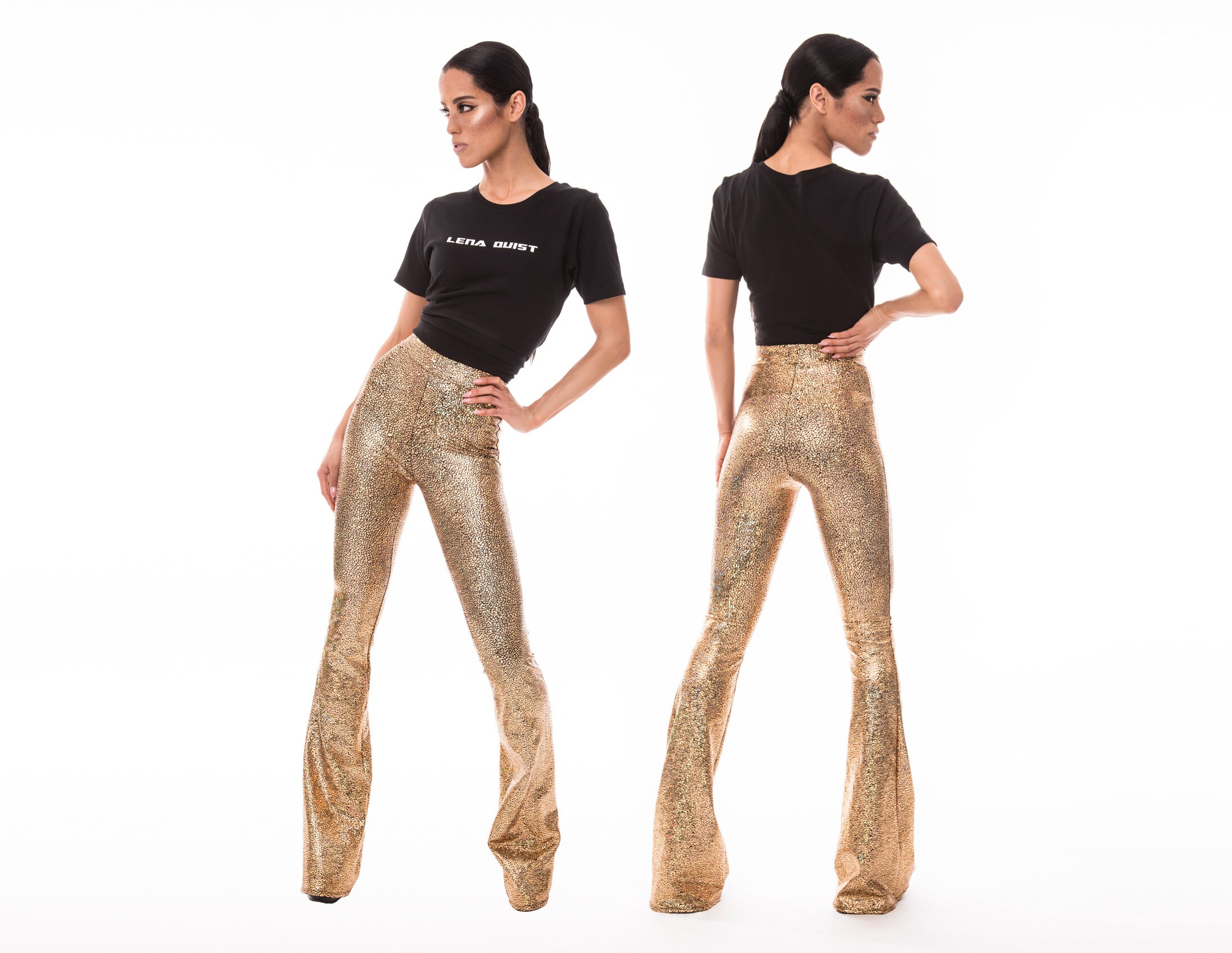 flare bottom leggings