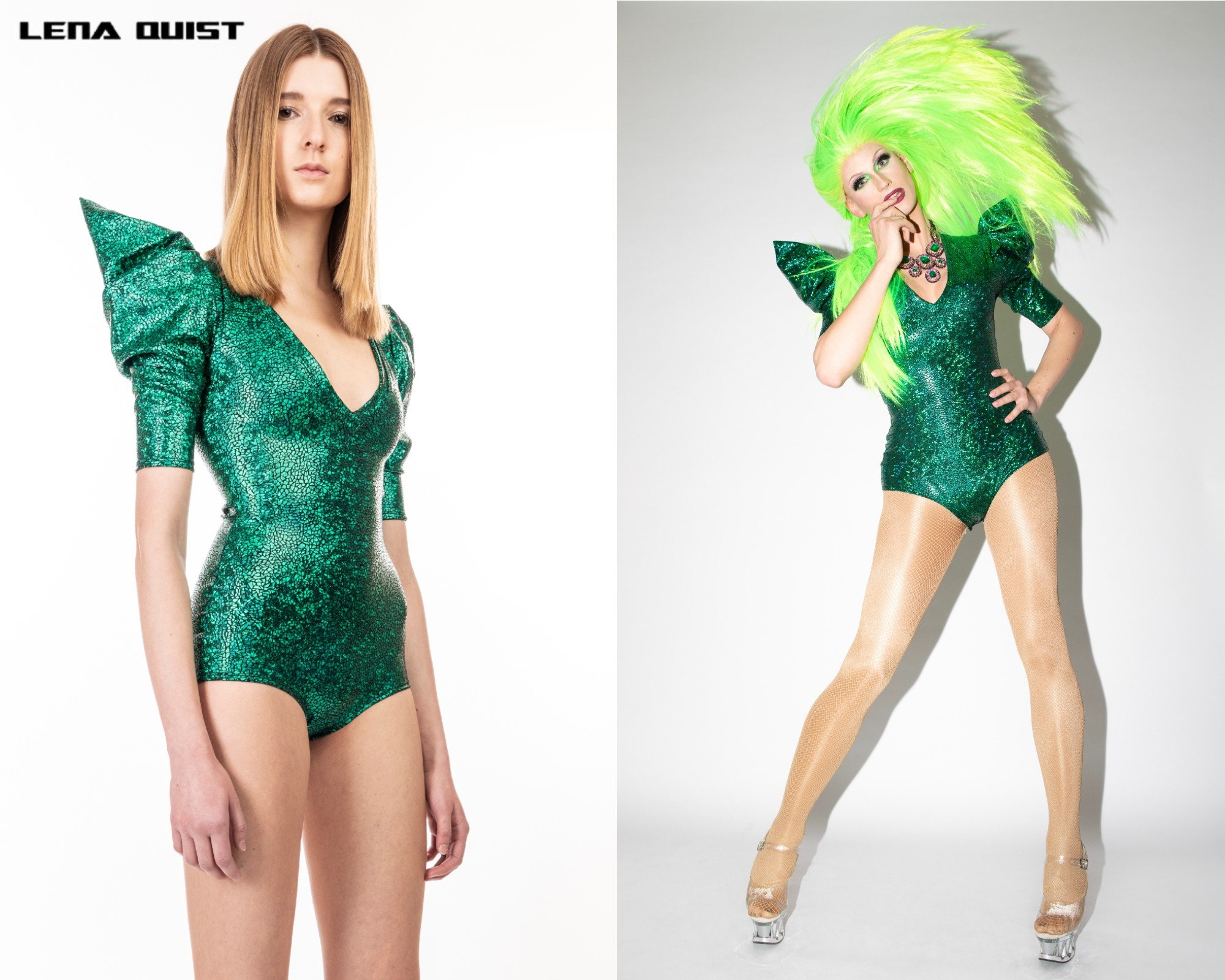 Sexy Green Bodysuit, Drag Queen Costume, Poison Ivy Costume, LENA QUIST -   New Zealand