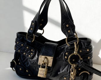 Vintage Y2k Early 2000s Chloe Paddington Satchel Leather Shoulder