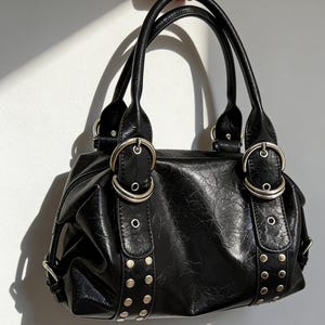 Grunge Leather Bag - Etsy